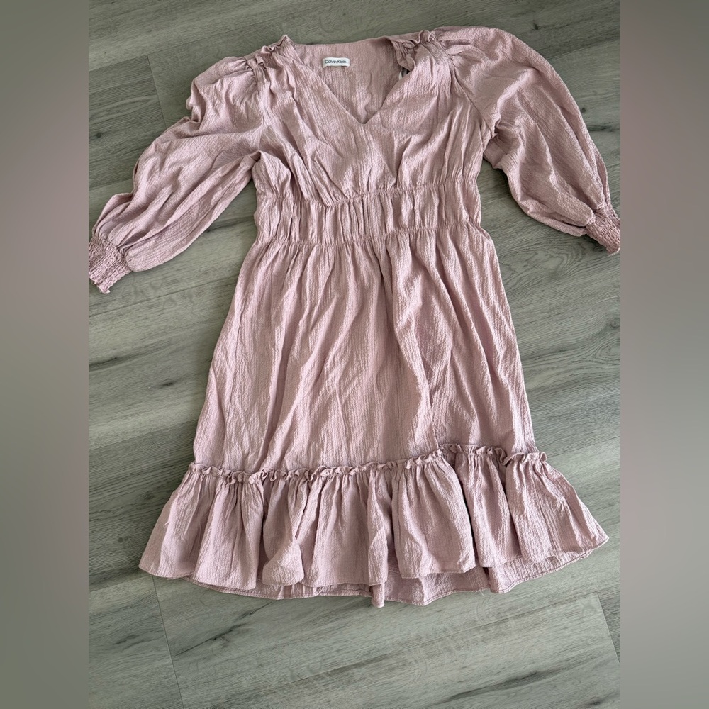 Calvin Klein Light Pink Kids Casual Dress